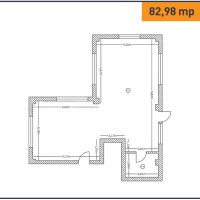 Spatiu comercial - New Residence Prelungirea Ghencea – 82.98 mp